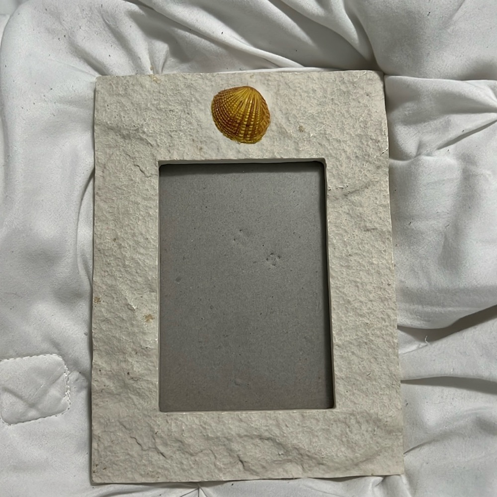 Seashell phot frame